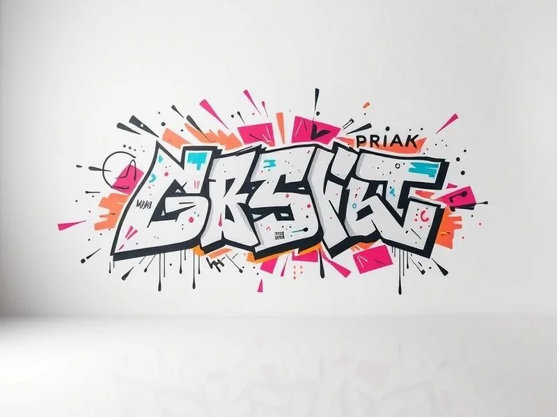 Abstract, glowing geometric icon symbolizing 'Creative Strategy', rendered as a vibrant neon outline in magenta against a dark, metallic grid background.